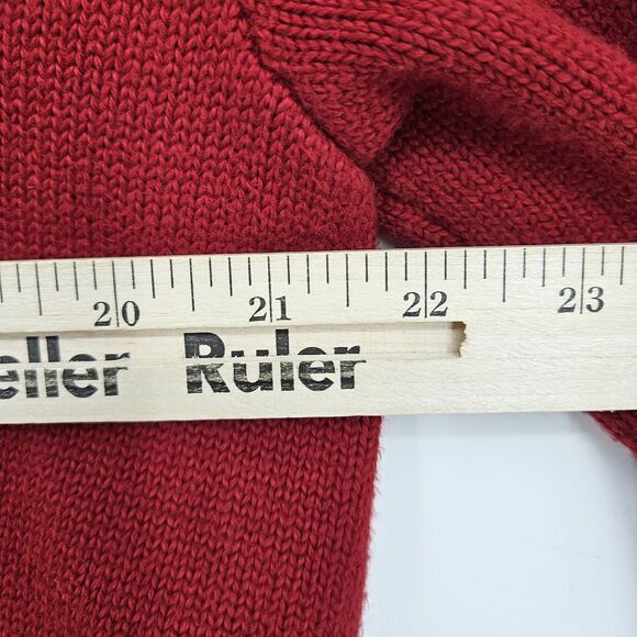 Vintage Polo Ralph Lauren Sweater Mens XL Long Sleeve Red Turtle Neck Cotton - Picture 7 of 8